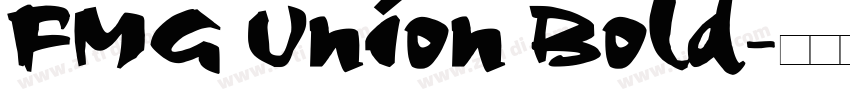 FMG Union Bold字体转换